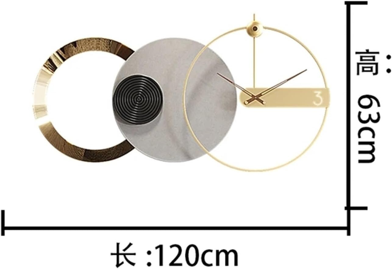 Electronic Large Wall Clock Decorative Living Room Decorative Wall Clock Kitchen Watches Home Decor - Image 2